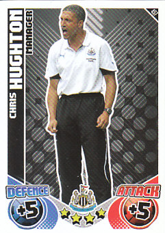 Chris Hughton Newcastle United 2010/11 Topps Match Attax Manager #457